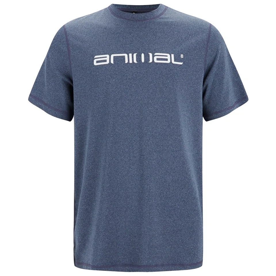 Animal Men's Latero Surf T-Shirt - Indigo Marl - S - Blue Image 1