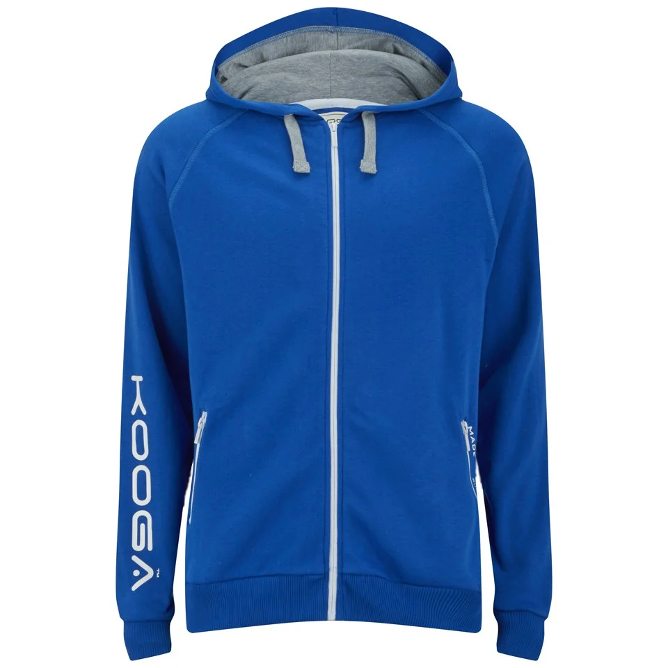 Kooga Men's Zip Through Hoody - Reflex Blue - S - Blue Image 1