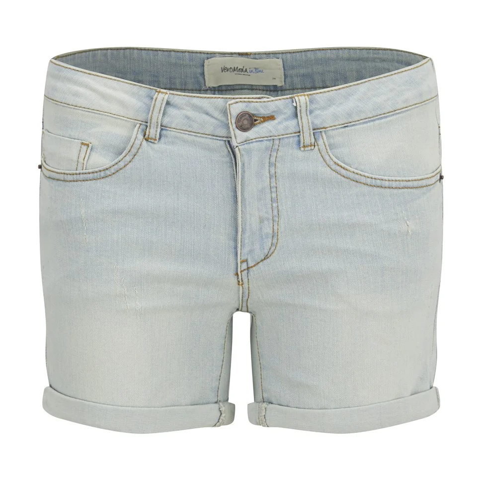Vero Moda Women's Brix Denim Shorts - Blue - UK 8 - Blue Image 1