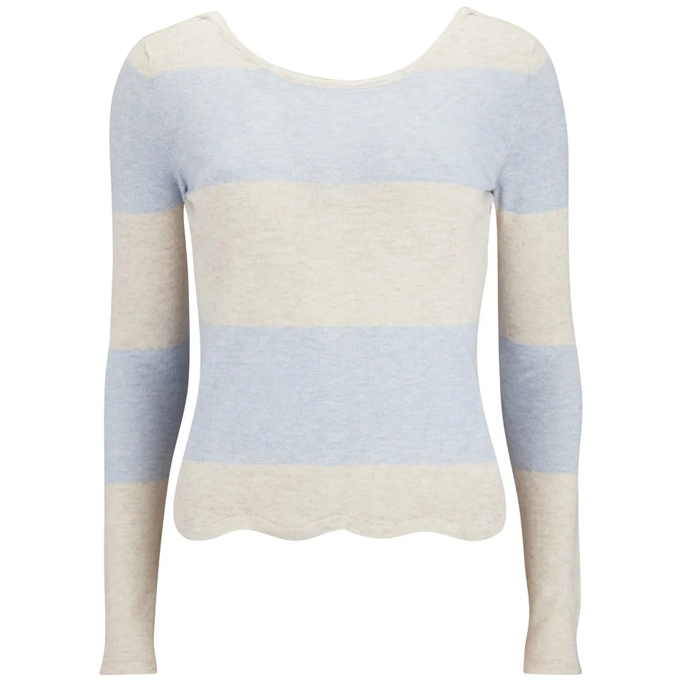 Vero Moda Women's Mirella Jumper - Baby Blue - UK 8 - Blue Image 1