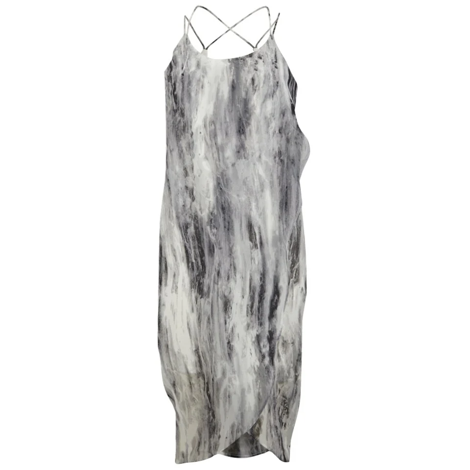 Vero Moda Women's Marble Strap Sun Dress - Black - XS/UK 8 - Black Image 1