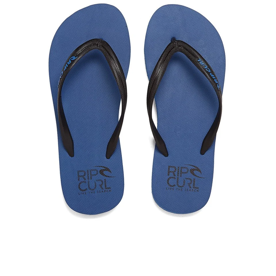 Rip Curl Men's MC EVA Flip Flops - Blue/Black - UK 7 - Blue Image 1