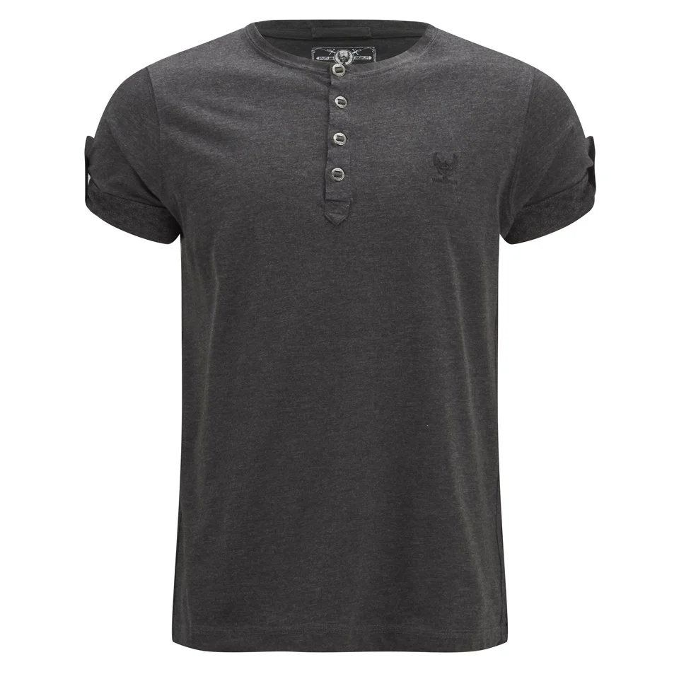 Ringspun Men's Pops Pin Sleeve T-Shirt - Black - S - Black Image 1