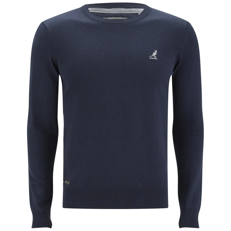Kangol Men's Drem Knitted Jumper - Navy - S - Navy Image 1