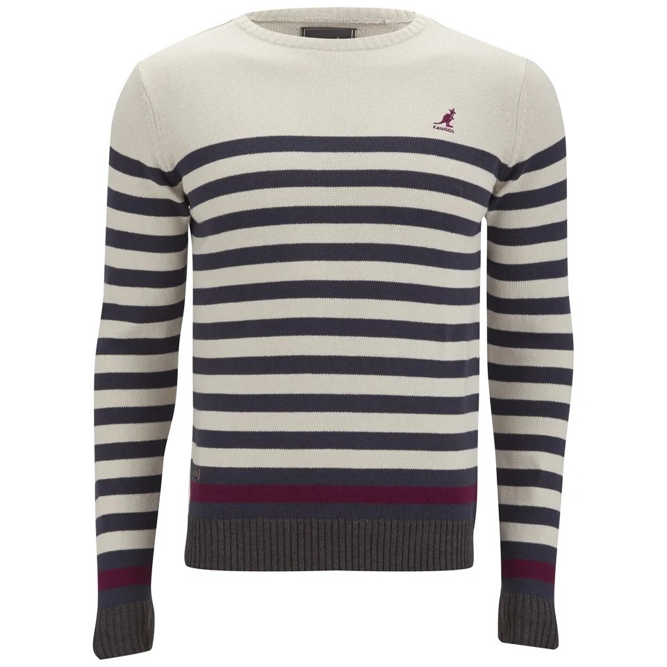 Kangol Men's Cranfield Knitted Jumper - Putty - S - Cream Image 1
