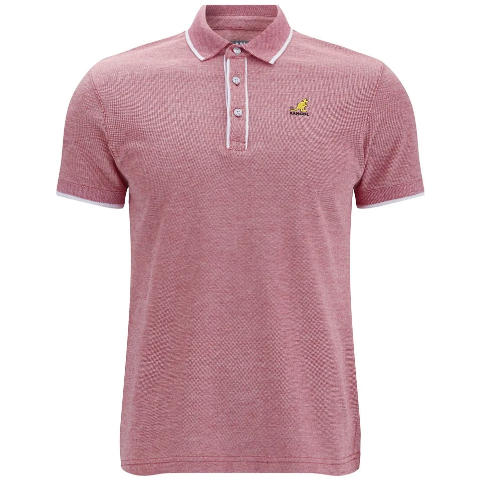 Kangol Men's Hinton Polo Shirt - Red Marl - S - Red Image 1