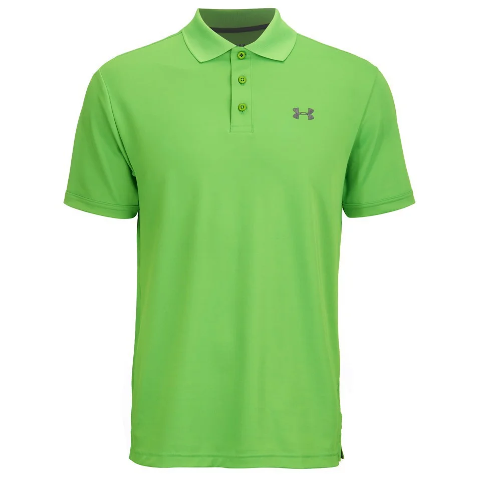 Under Armour Men's Ua Performance Polo Shirt - Academy Green Energy - S - Green Image 1