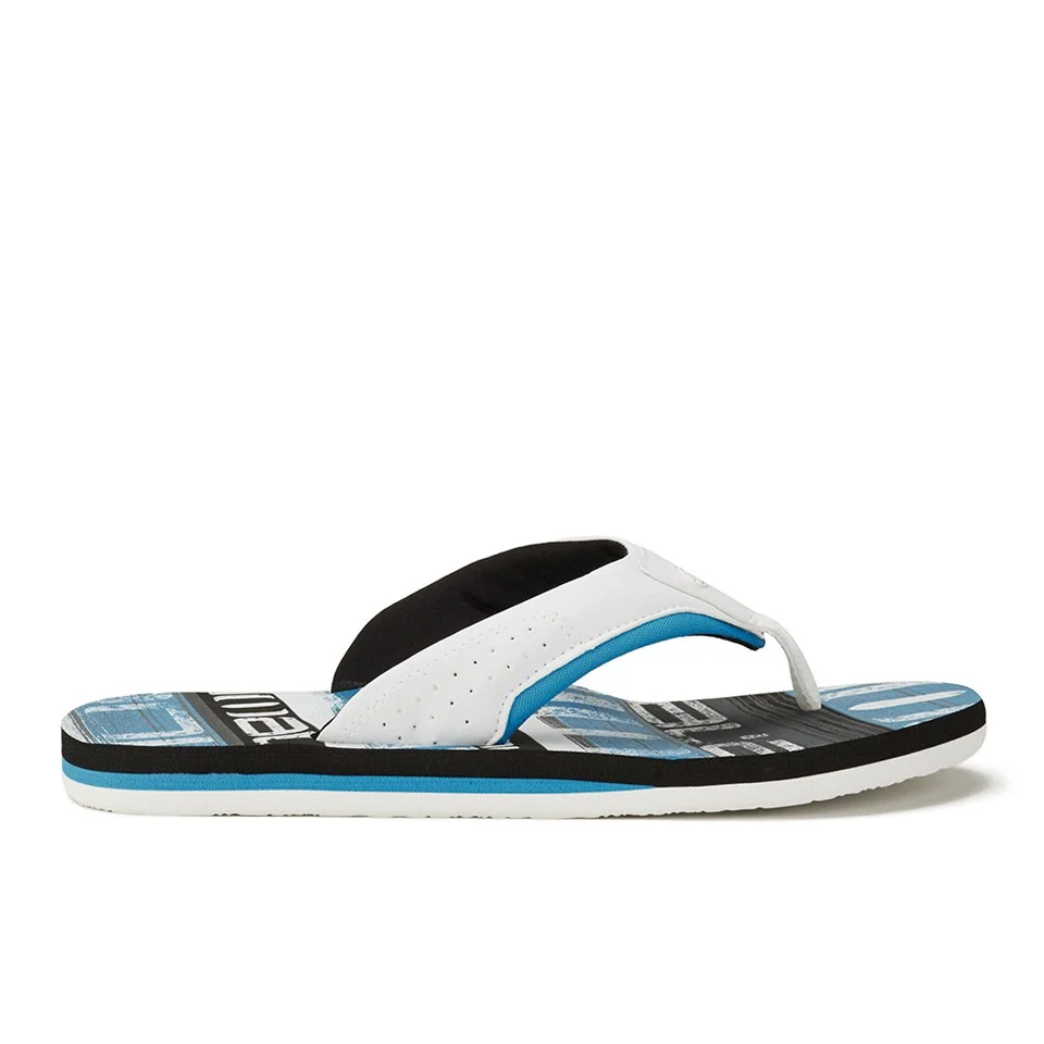 Animal Men's Jekyl Torn Flip Flops - Blue - UK 7 - Blue Image 1