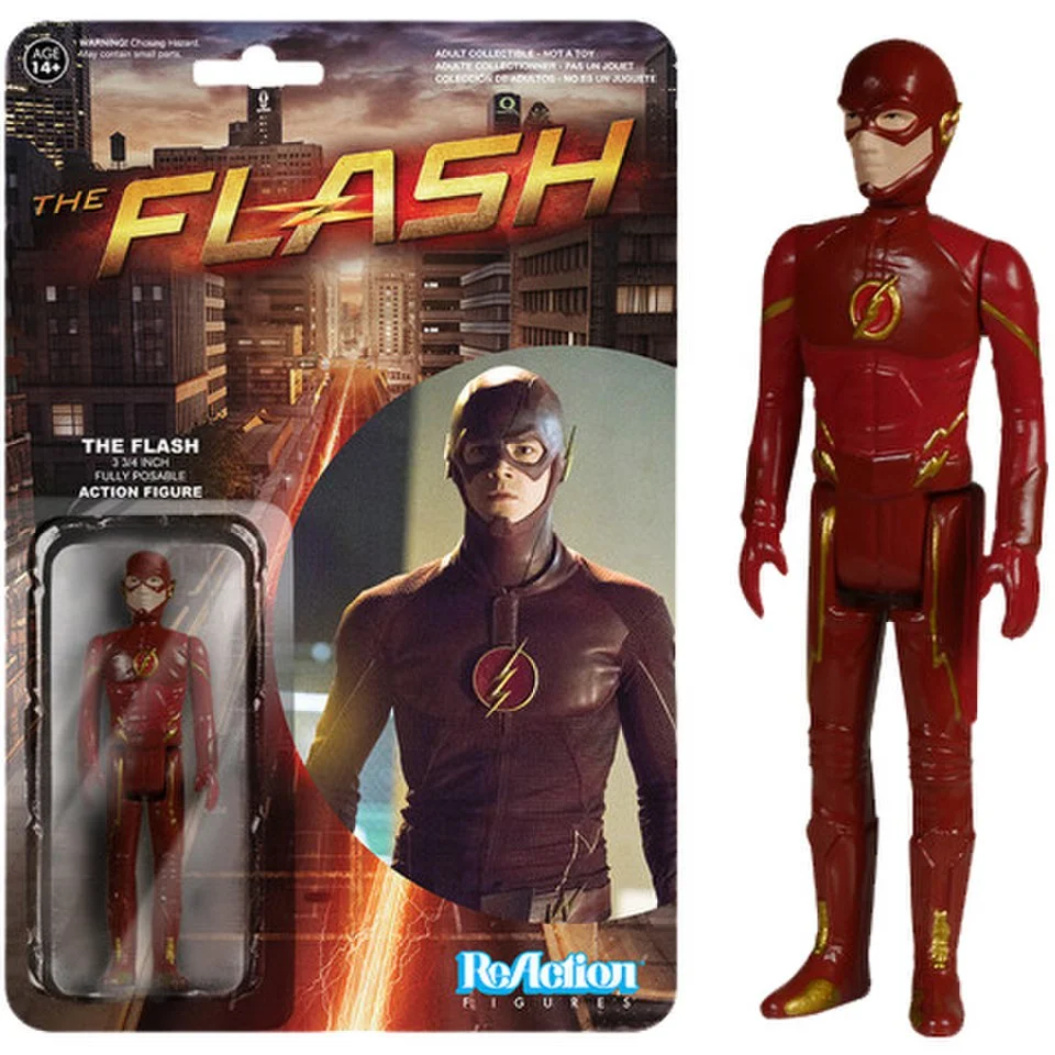 ReAction DC Comics Flash 3 3/4 Inch Action Figure Image 1