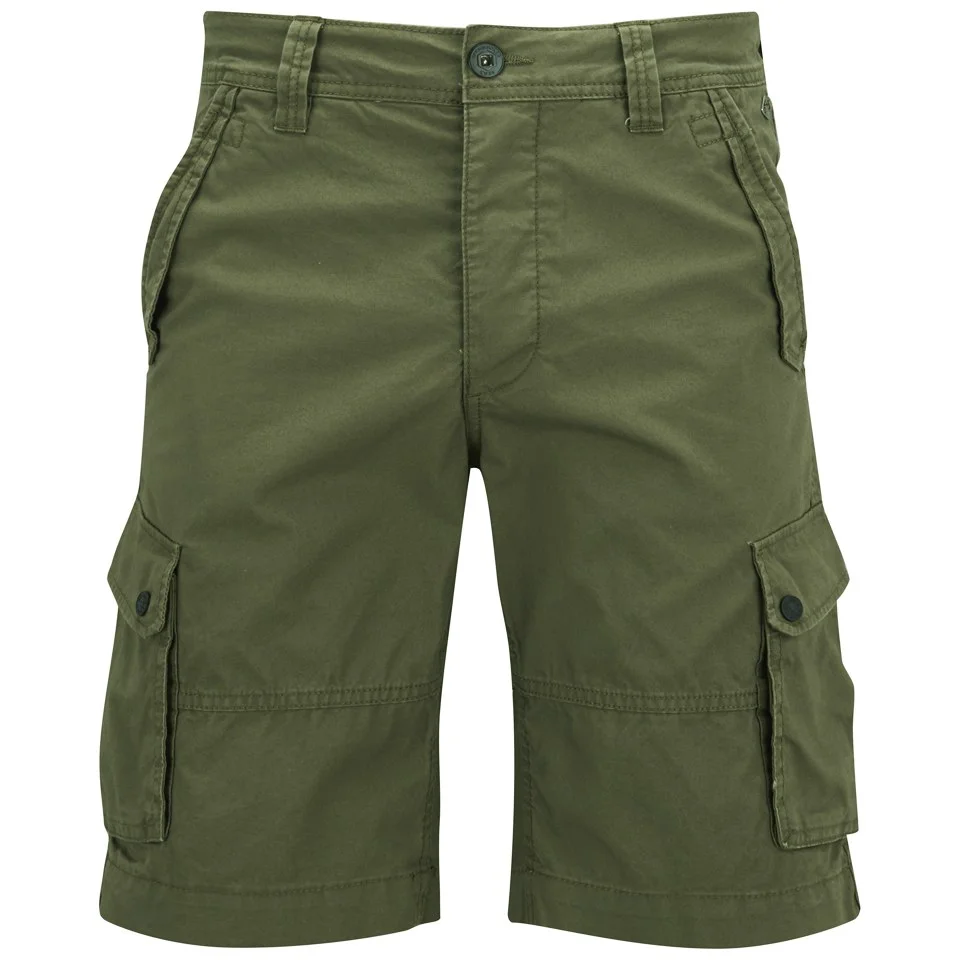 Jack & Jones Men's West Cargo Shorts - Olive Night - S - Green Image 1