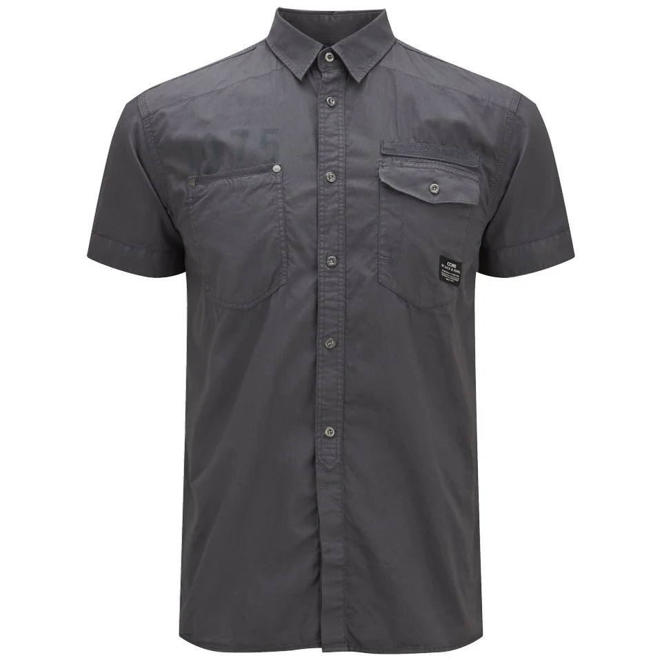 Jack & Jones Men's Short Sleeved Bade Shirt - Grey - S - Grey Image 1