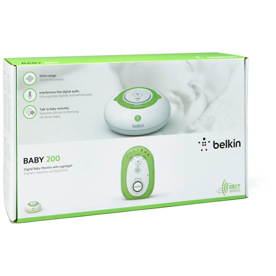 Belkin 200 Baby Monitor with Night Light and Talk Back Image 1
