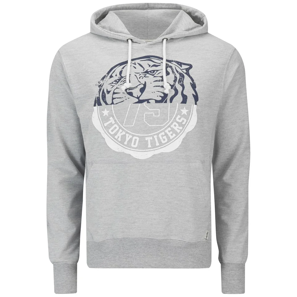 Tokyo Tigers Men's Ducos Hoody - Grey Marl - S - Grey Image 1