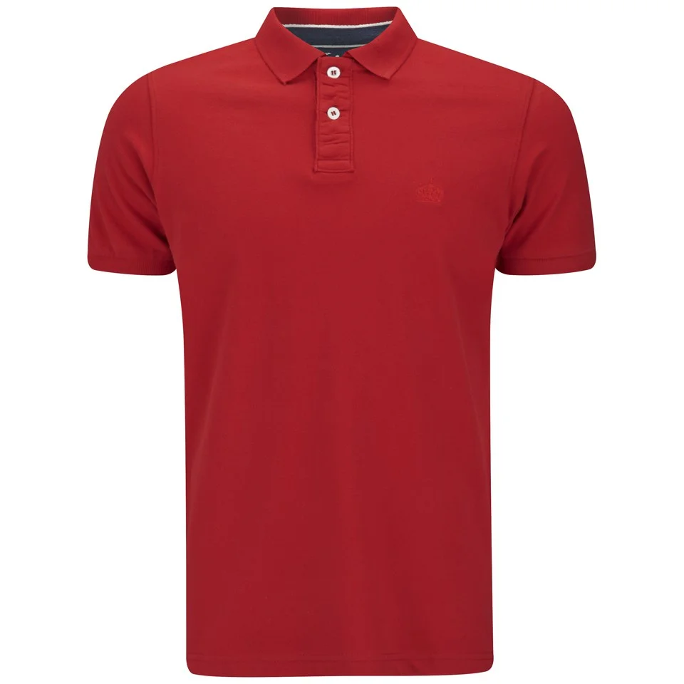 Pride & Soul Men's Lezandro Polo Shirt - Molton Lava - S - Red Image 1