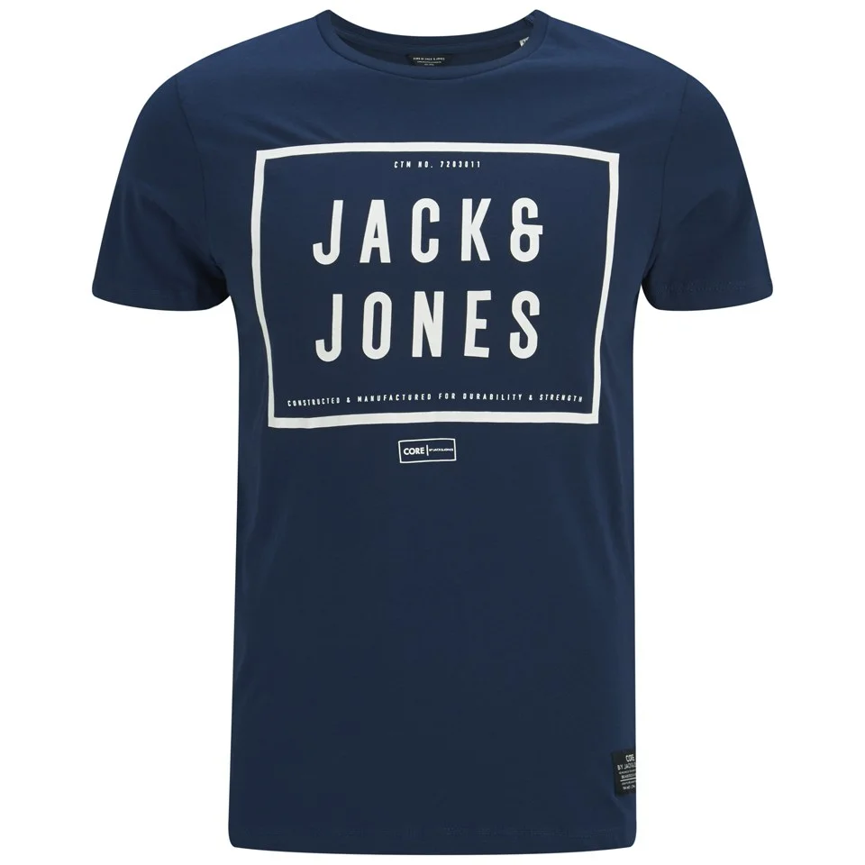 Jack & Jones Men's Core Fresh T-Shirt - Dress Blues - S - Blue Image 1