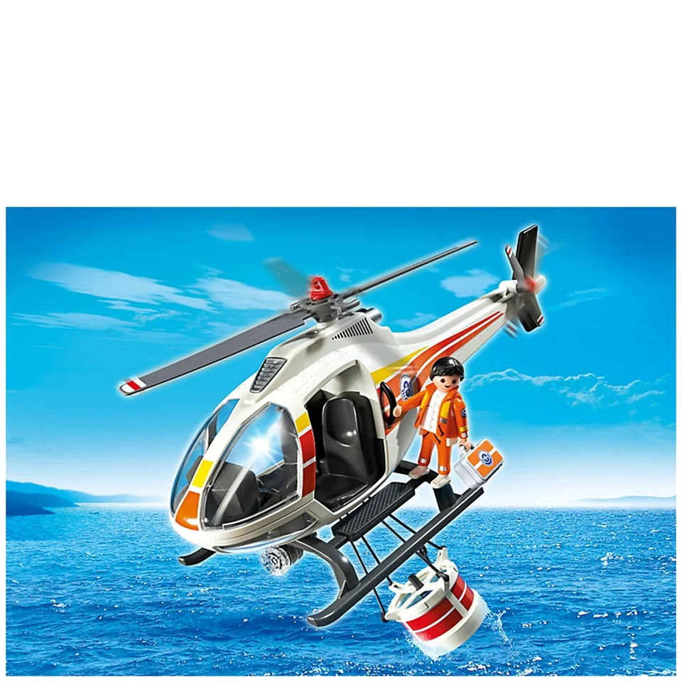 Playmobil Coast Guard Fire-Fighting Helicopter (5542) Image 1