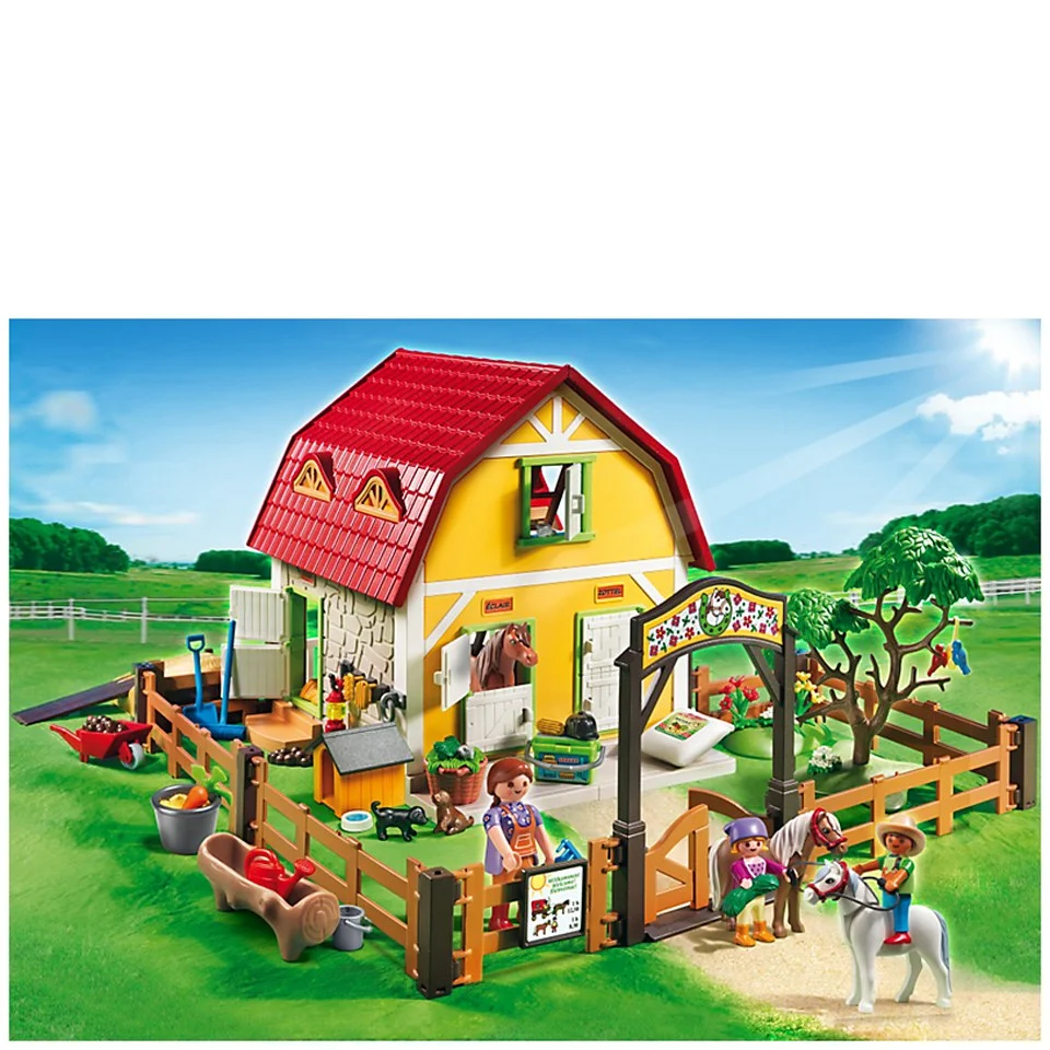 Playmobil Horse Farm Childrens Pony Farm (5222) Image 1