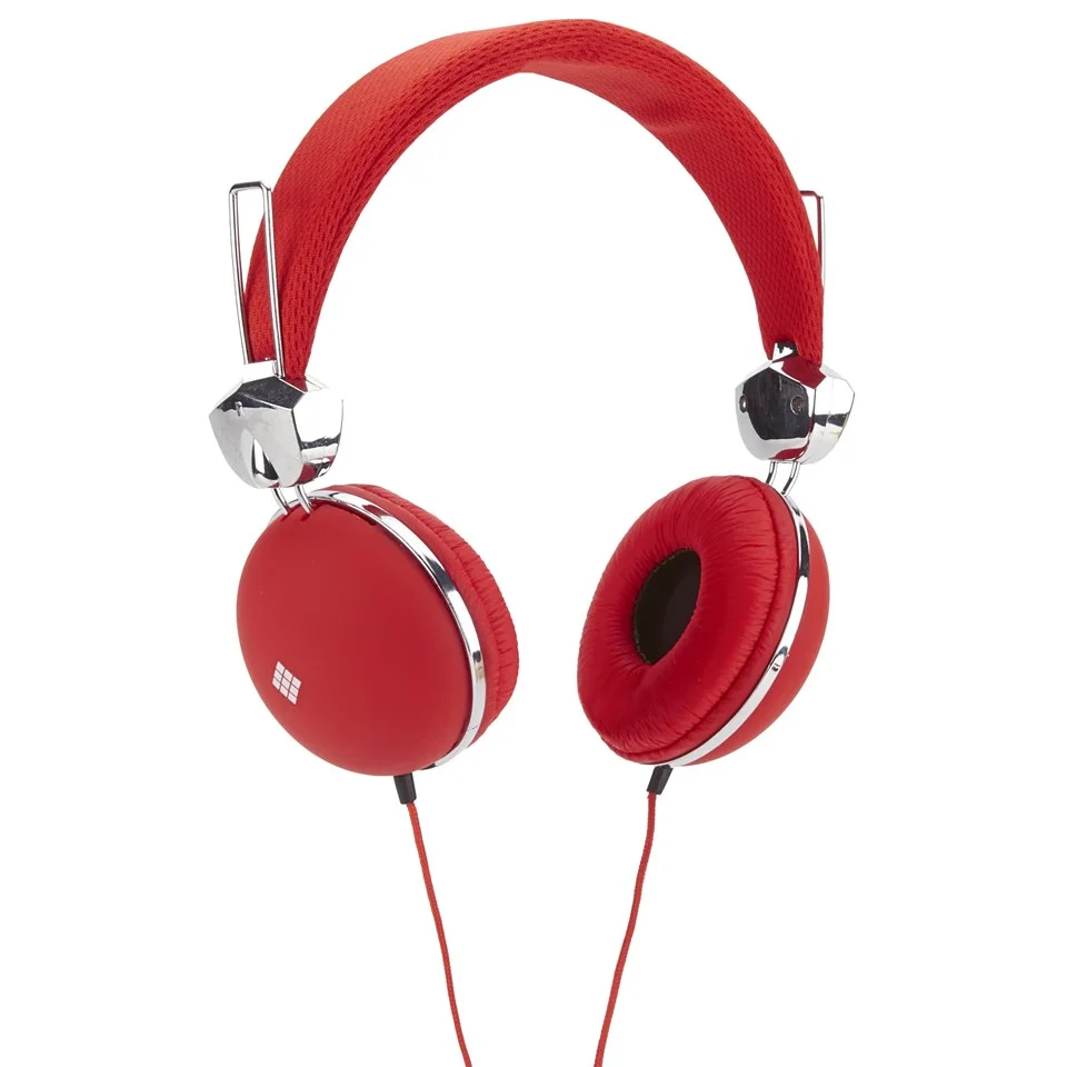Polaroid Headphones with 4GB MP3 Player Bundle - Red Image 1