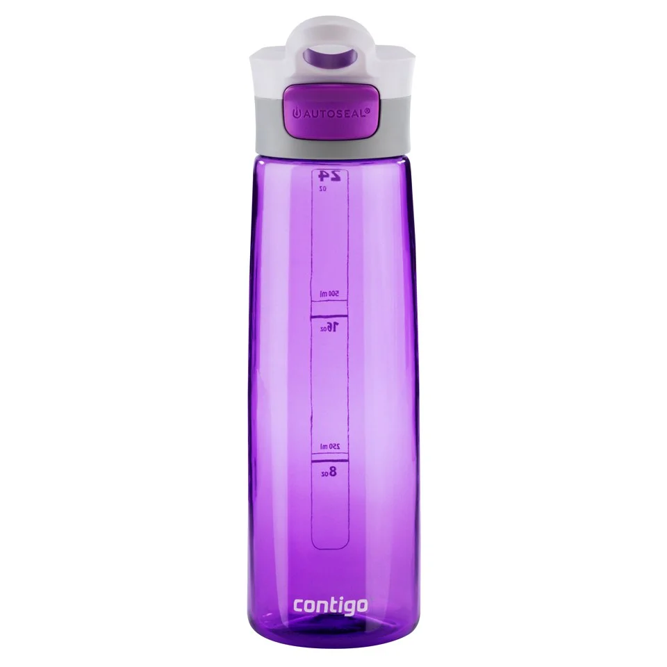 Contigo Grace Autoseal Water Bottle (750ml) - Lilac/White Image 1