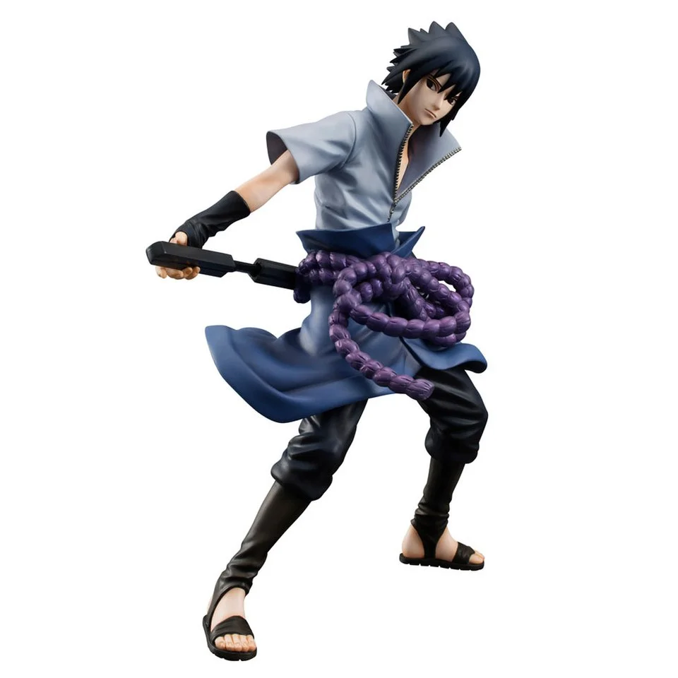 Megahouse Naruto Shippuden Sasuke Uchiha 1:8 Scale Statue Image 1