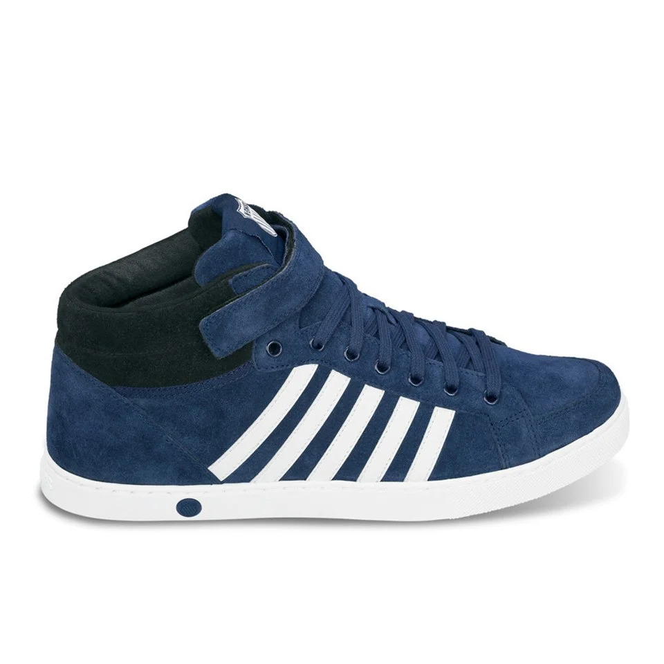 K-Swiss Men's Adcourt 72 High Top Trainers - Mood Indigo - UK 7 - Blue Image 1