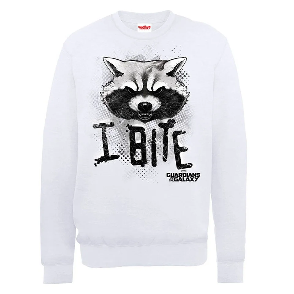Marvel Guardians of the Galaxy I Bite Sweatshirt - White - S - White Image 1