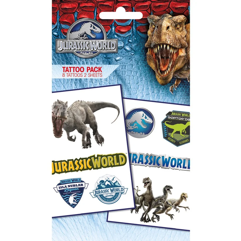 Jurassic World Dinosaurs - Tattoo Pack Image 1