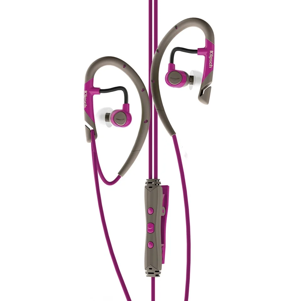 Klipsch A5i Sports Earphones Inc In-line Remote & Mic - Pink Image 1