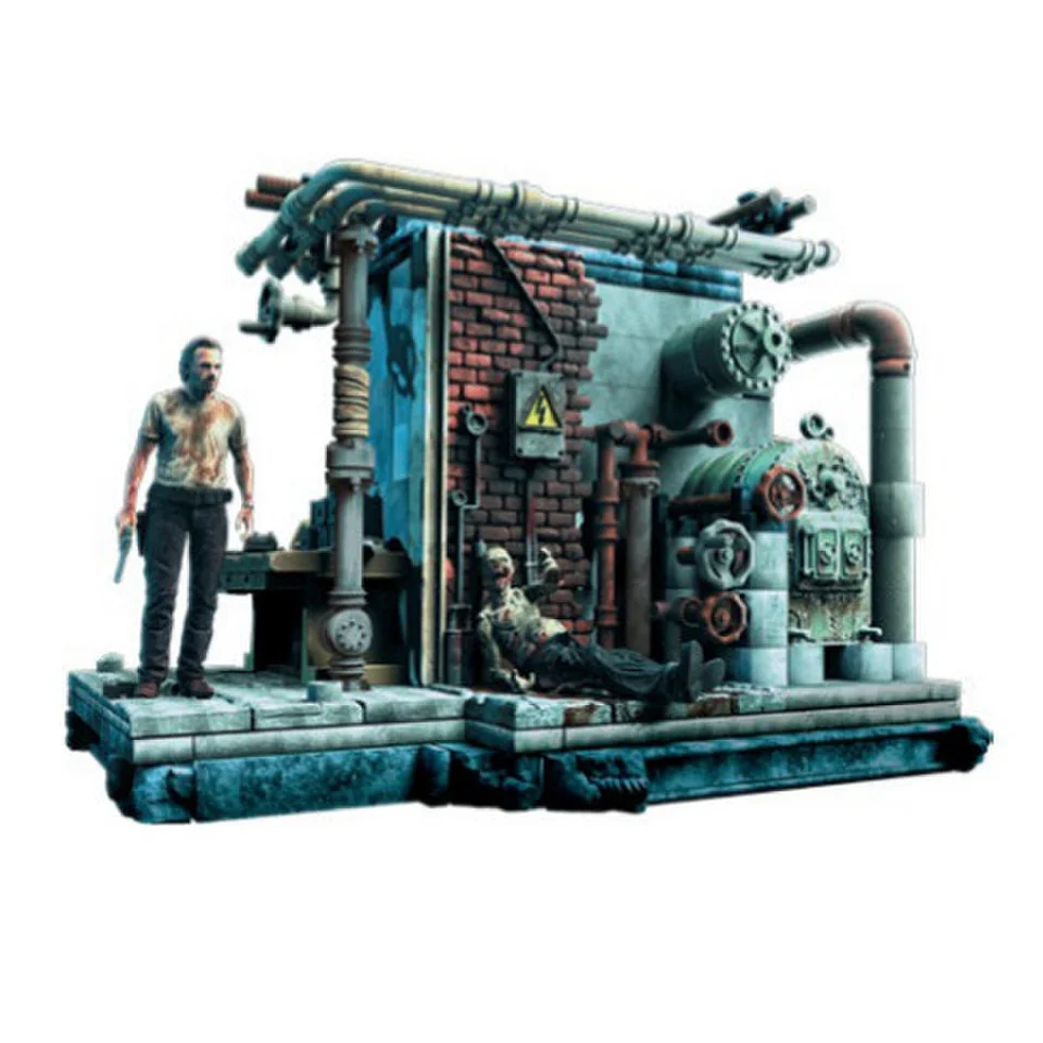 McFarlane The Walking Dead Prison Boiler Room Construction Set Image 1