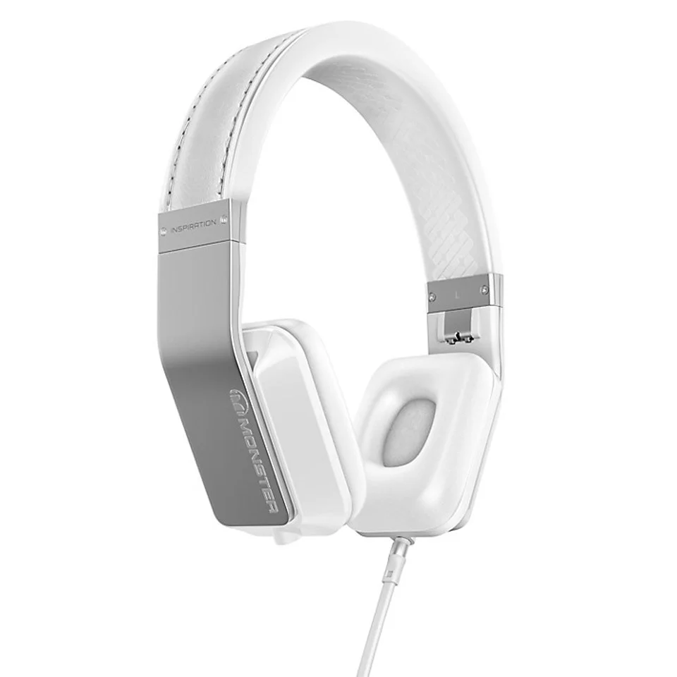 Monster Inspiration Lite On Ear Headphones - White Image 1