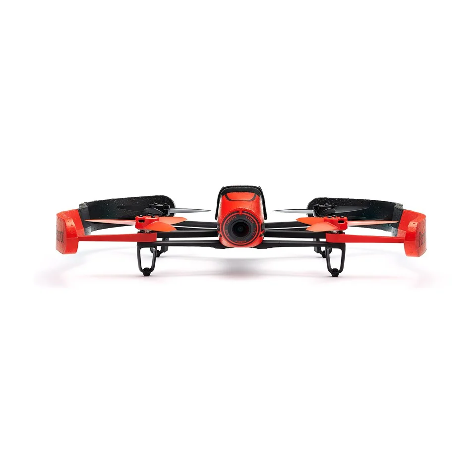 Parrot Bebop Drone and Skycontroller (Embedded GPS, 14MP Camera, 1080p HD Camcorder, 8GB Flash Storage) - Red Image 1