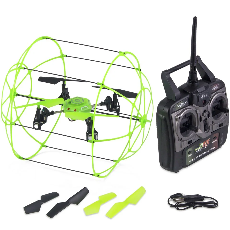 Odyssey Sky Runner 2.4GHz Remote Controlled Quadcopter - Green Image 1