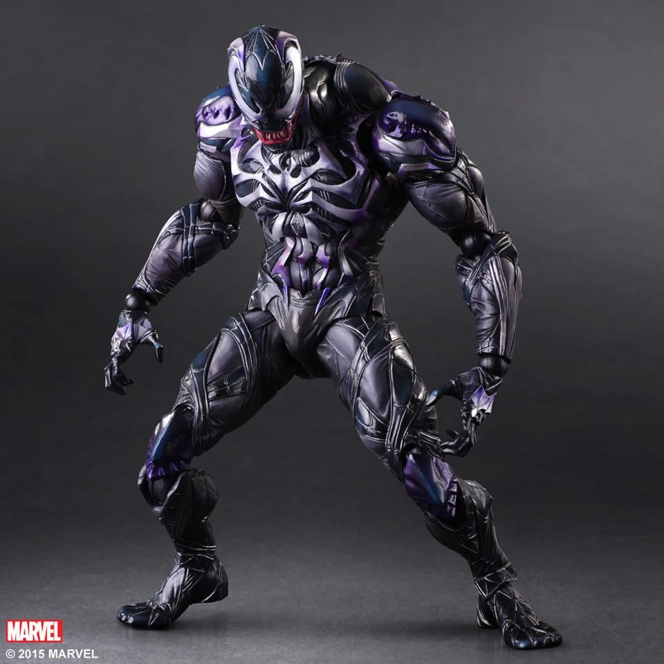 Square Enix Marvel Comics Venom Variant Play Arts Kai Figure Image 1