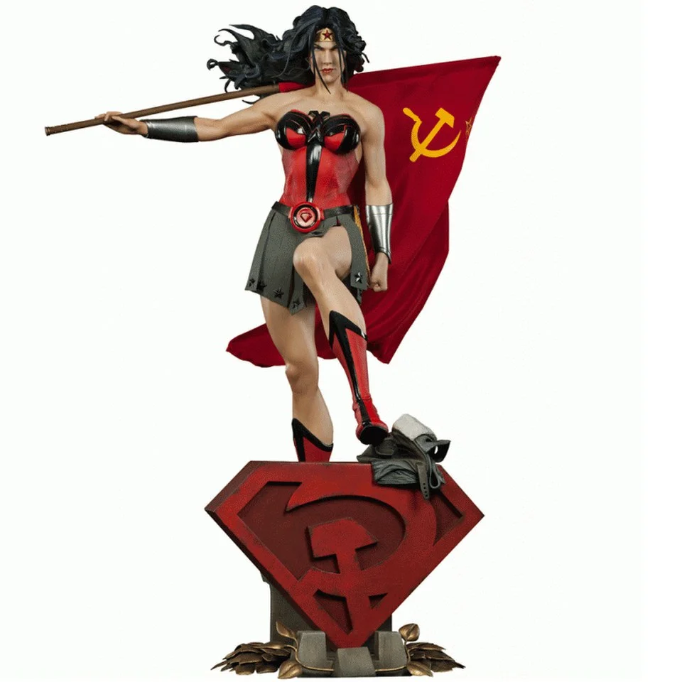 Sideshow Collectibles DC Comics Wonder Woman Red Son Premium Format Statue Image 1