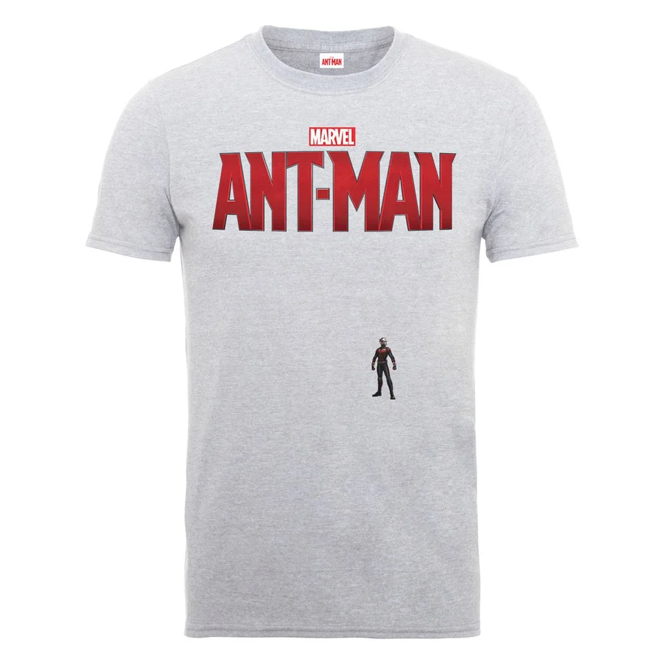 Marvel Men's Ant Man Tiny Ant Man T-Shirt - Heather Grey - S - Grey Image 1