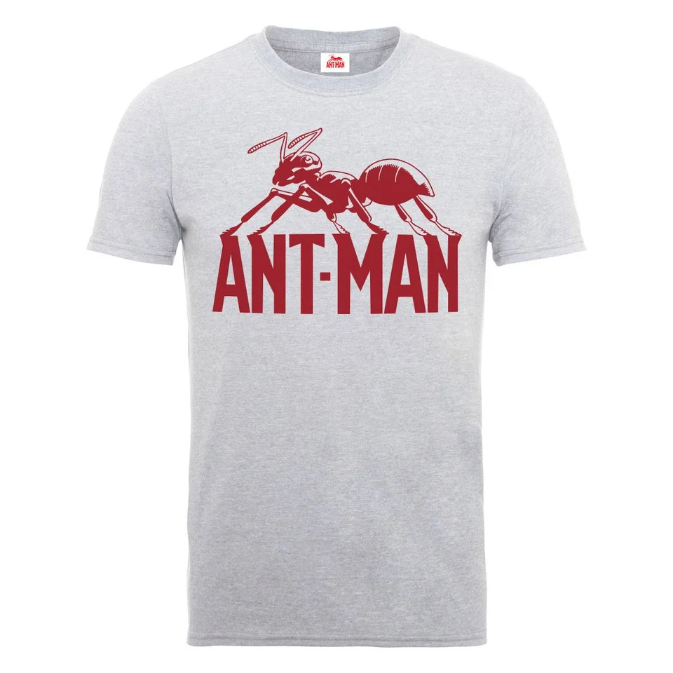 Zavvi Exclusive Marvel Men's Ant Man Logo T-Shirt - Heather Grey - S - Grey Image 1