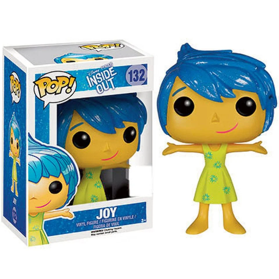 Disney Inside Out Joy Trannslucent Hair SDCC Exclusive Pop! Vinyl Figure Image 1