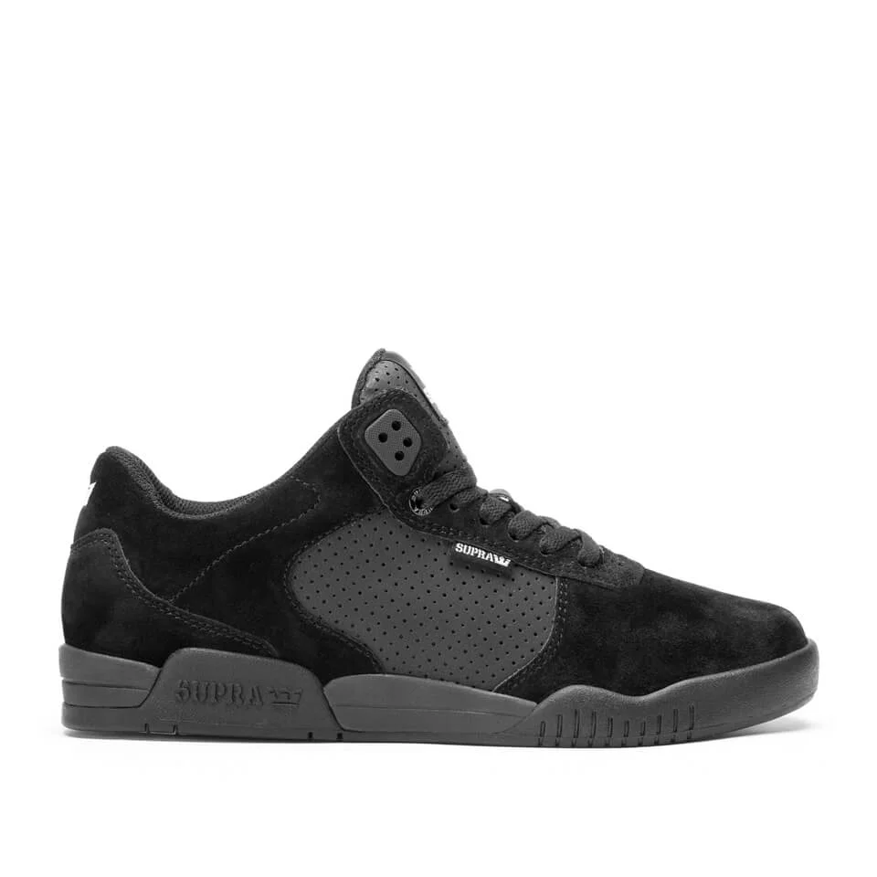 Supra Men's Ellington Mid Top Trainers - Black/Black - UK 7 - Black Image 1