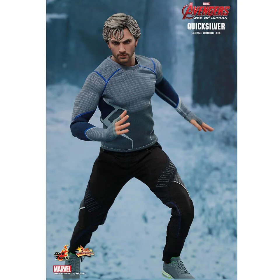 Hot Toys Marvel Avengers Age Of Ultron Quicksilver 1:6 Scale Figure Image 1