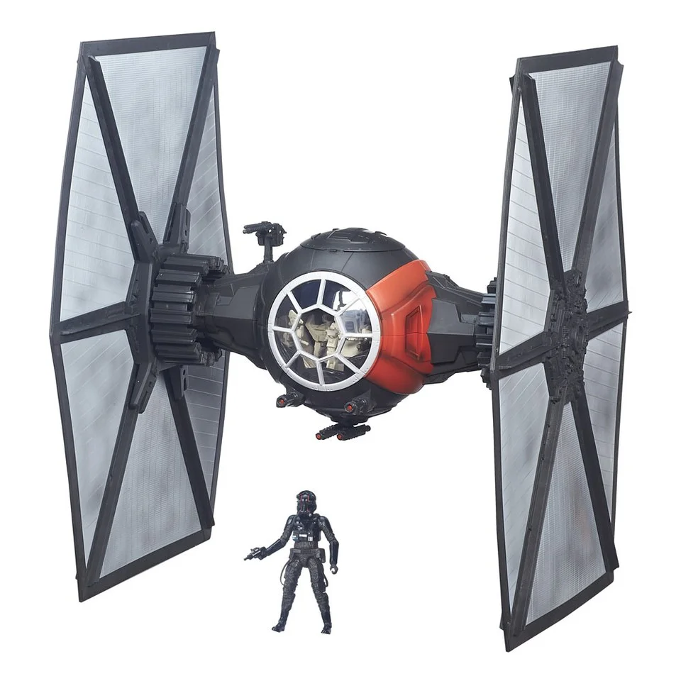 Star Wars The Force Awakens Black Series First Order Special Forces Tie Fighter Starfighter Deluxe 6 Inch Vehicle Image 1
