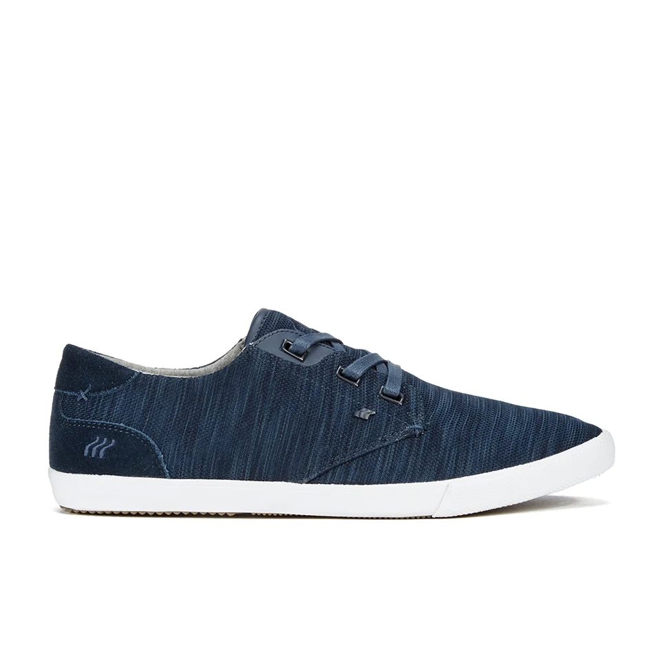 Boxfresh Men's Stern Flecked Mesh Low Top Trainers - Navy/Grey - UK 7 - Navy Image 1