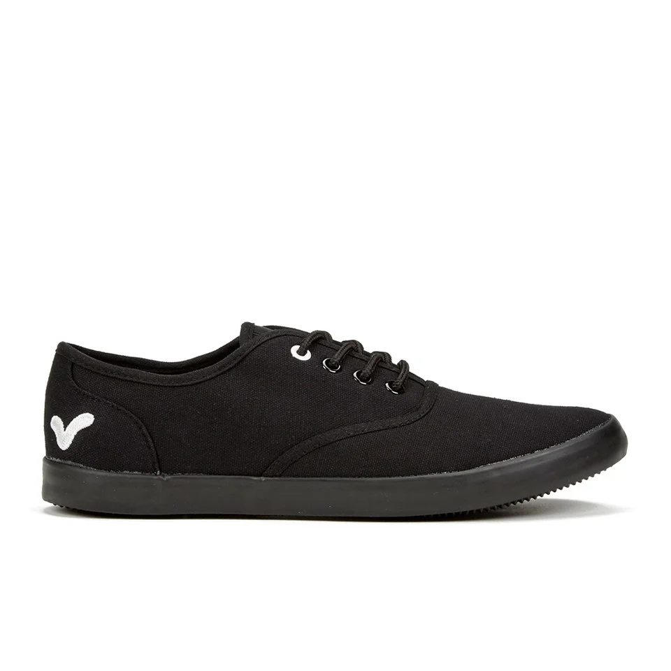 Voi Jeans Men's Cobalt Low Pumps - Black Marl - UK 7 - Black Image 1
