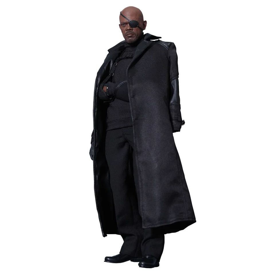 Hot Toys Marvel Captain America The Winter Soldier Nick Fury 1:6 Scale Figure Image 1
