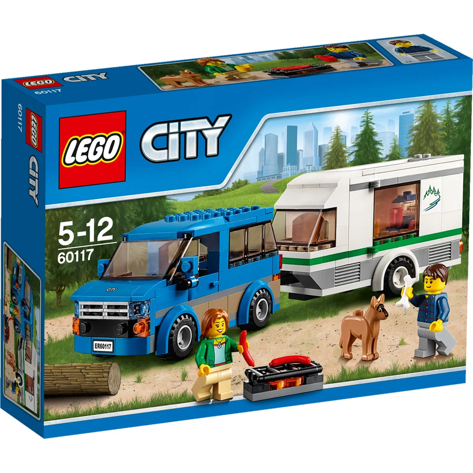 LEGO City: Van and Caravan (60117) Image 1