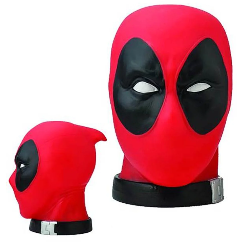 Monogram Marvel Deadpool Head 1:1 Scale Coin Bank Image 1