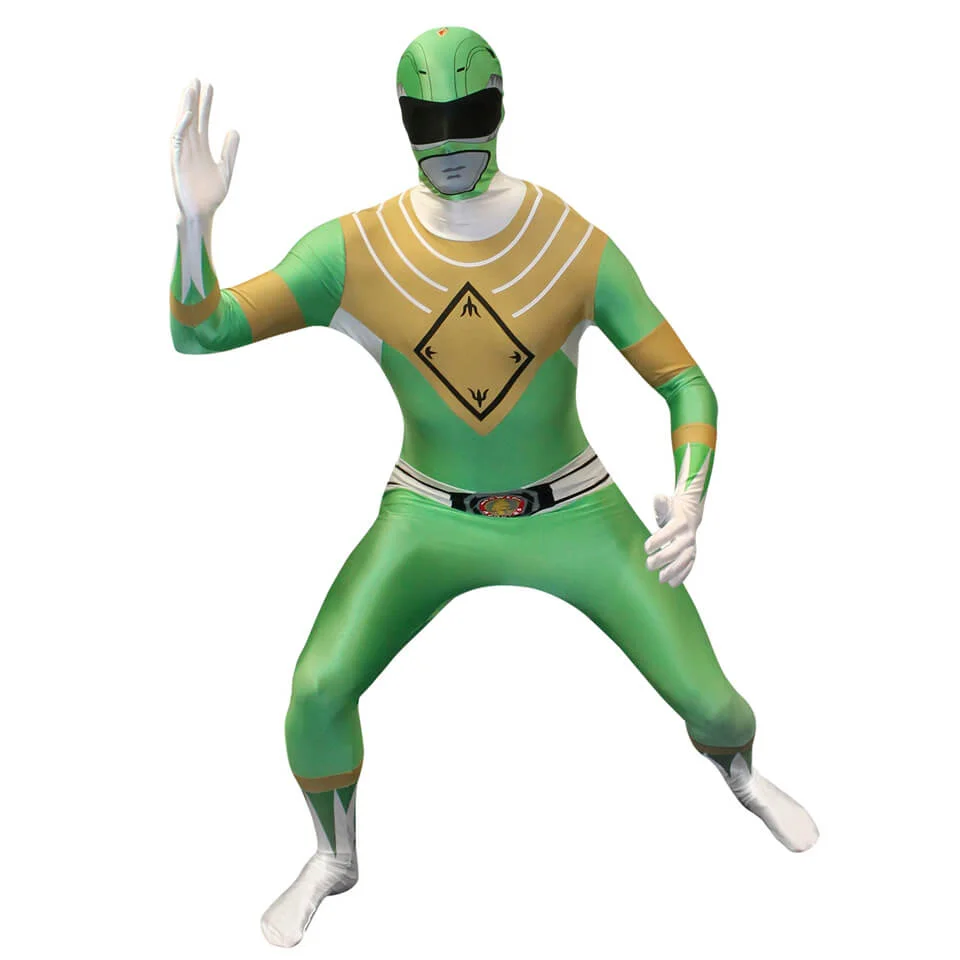 Morphsuit Adults' Power Rangers Green - M - Green Image 1