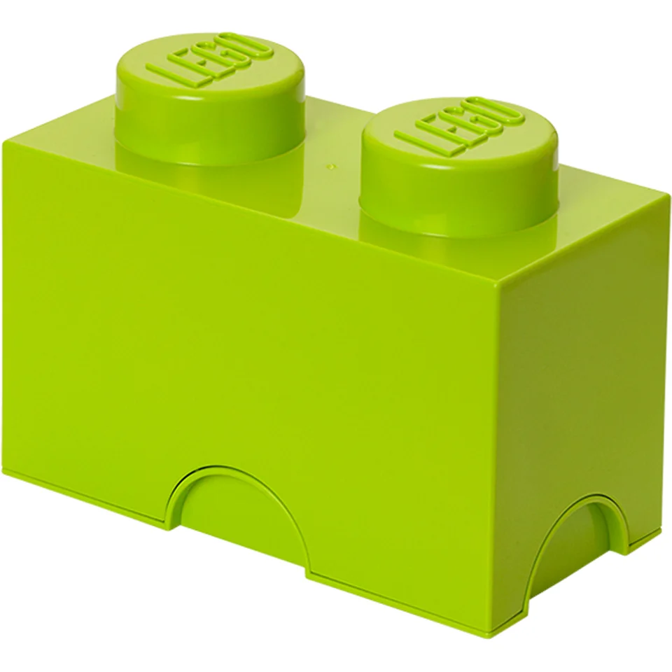 LEGO Storage Brick 2- Light Green Image 1