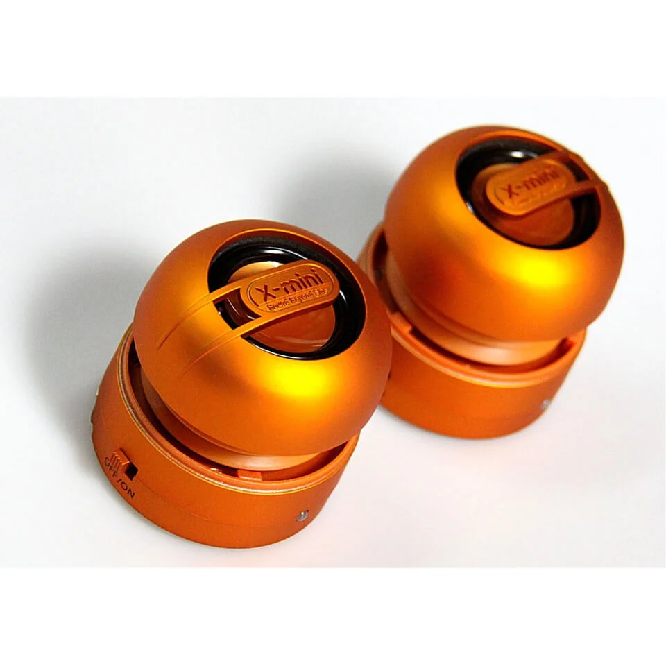 X-Mini Max Capsule Speaker Pair - Orange Image 1