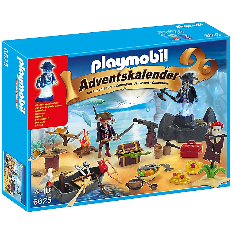Playmobil Advent Calendar "Secret Pirates Treasure Island" (6625) Image 1