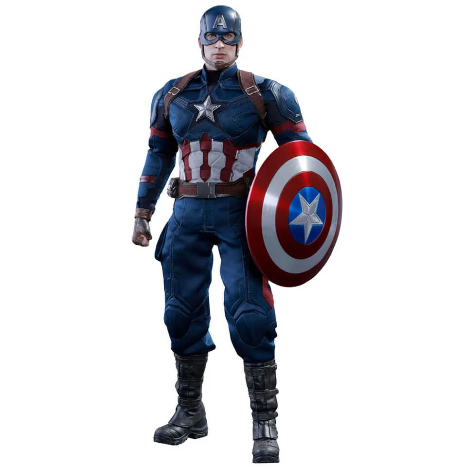 Hot Toys Marvel Captain America Civil War Captain America 12 Inch Figure Image 1